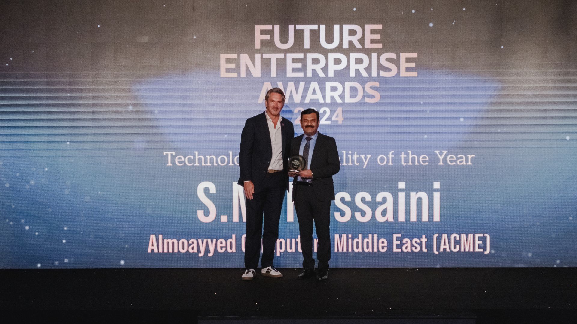 ACME CEO S.M. Hussaini at GITEX Technology Week 2025 Technology Personality of the Year